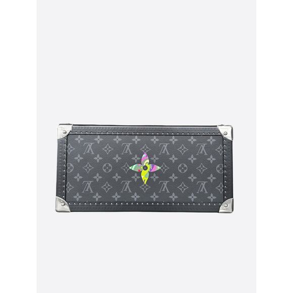 Louis Vuitton Custom Painted Monogram Eclipse Coffret Accessories Trunk - Picture 5 of 9